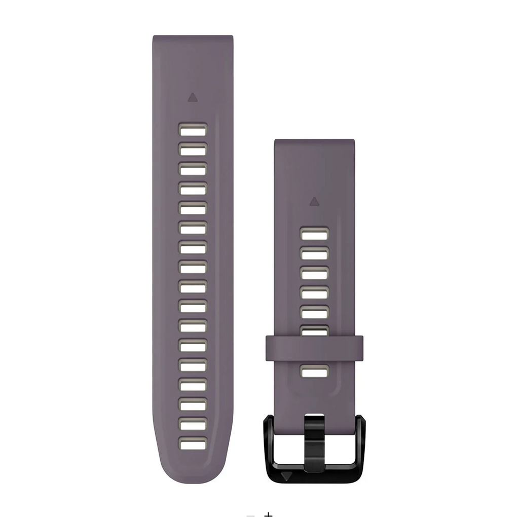 QuickFit® 20 Watch Bands, Deep orchid/Light sand silicone