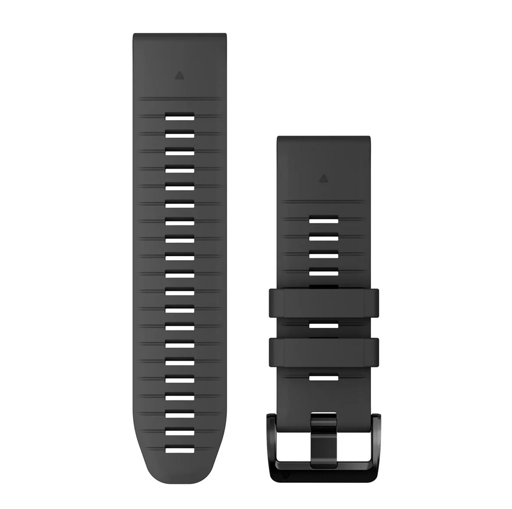 QuickFit® 26 Watch Bands, Graphite Silicone