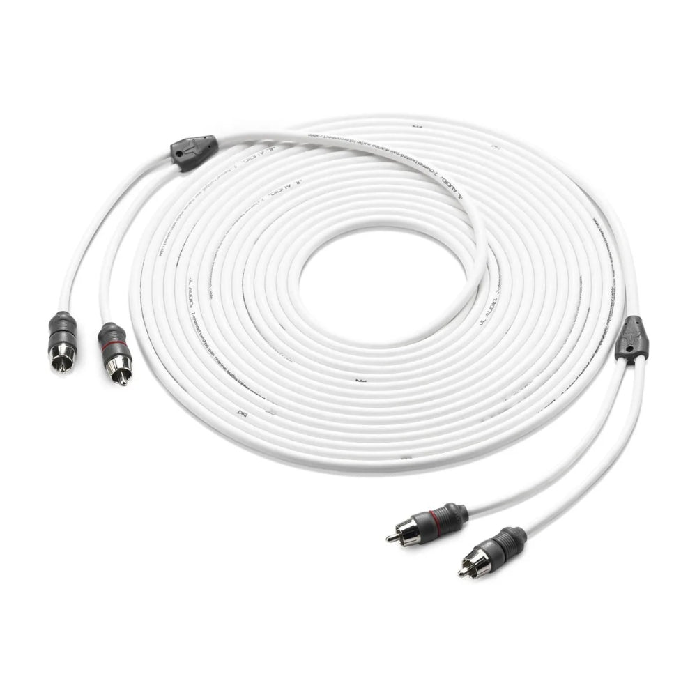 JL Audio® Premium Audio Interconnect, 2-channel, 25' to 25' (XMD-WHTAIC2-25)