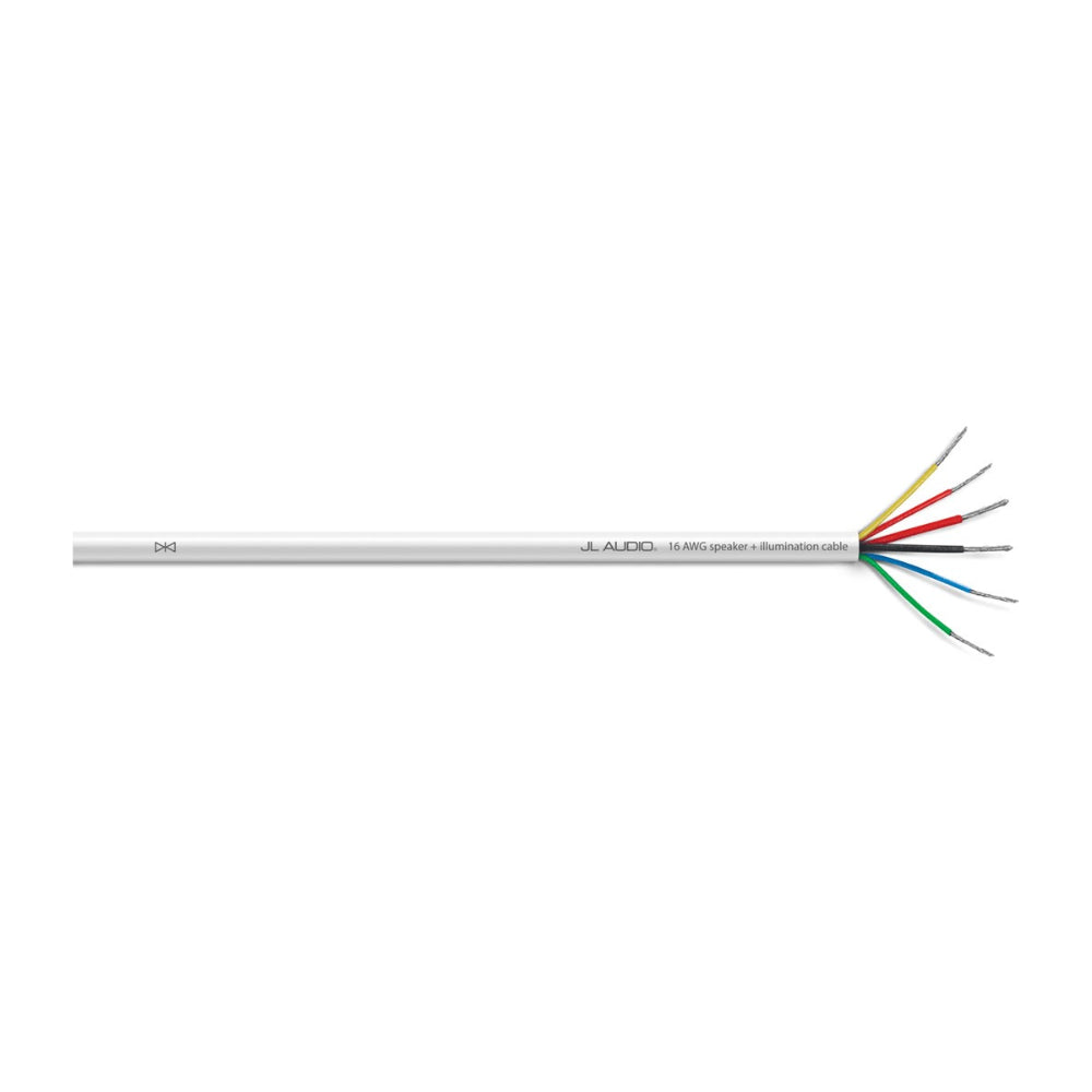 JL Audio® white multifunction cable, 250' (XM-WHTMFC-250)