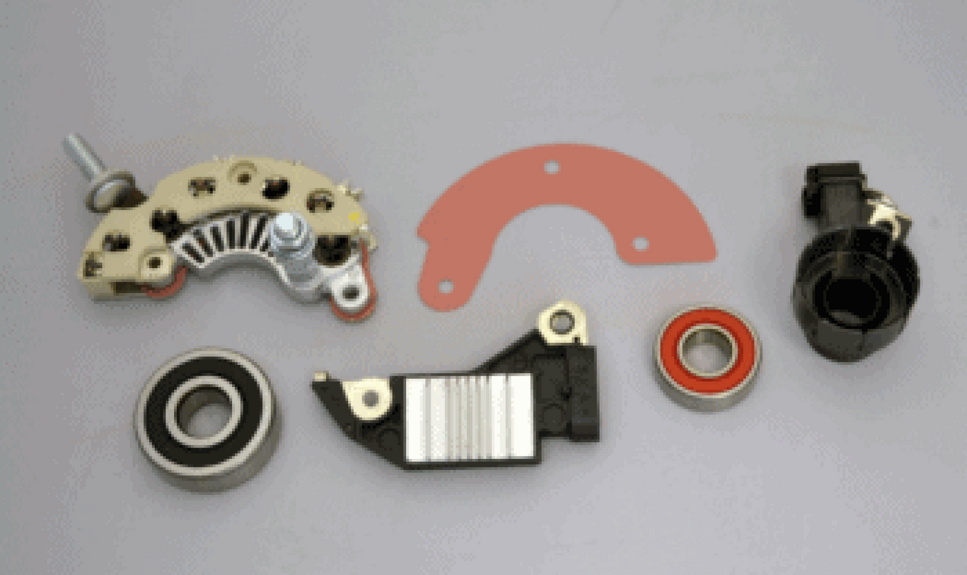 Offshore Repair Kit, 60 Series, 12v, (incl bearings, brushes, regulator/rectifier)