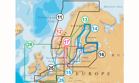 Navionics Platinum Plus Compact Flash Card Preloaded with 14P Plus Finland