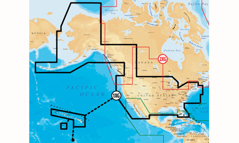 Navionics Plus Compact Flash Card Preloaded with 1XG All USA and N Bahamas