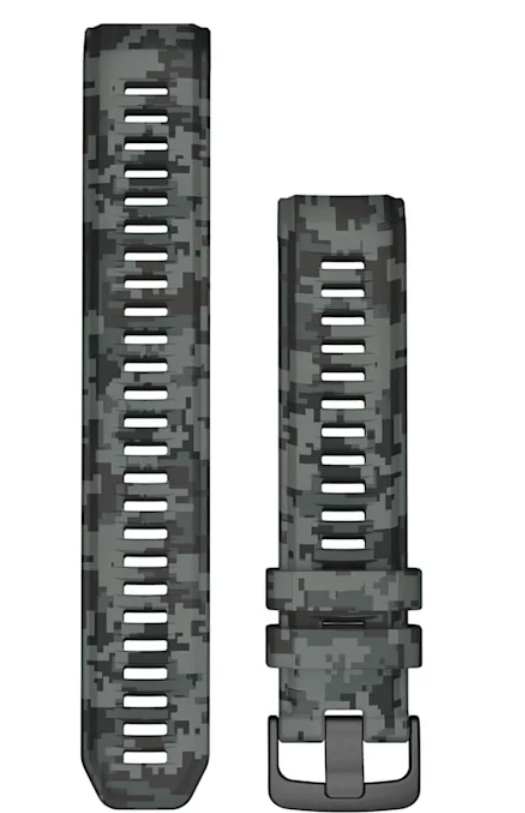 22 mm watch bands, Graphite camo
