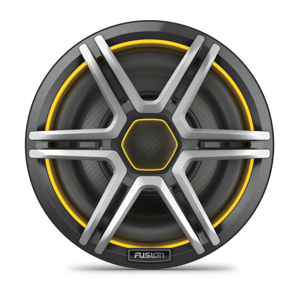 Fusion Apollo™ Subwoofer, 10" LED Marine Subwoofer with Sports Grey Grille