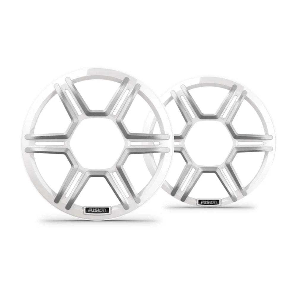 Fusion Apollo Speaker Grilles, 6.5" Sports White Speaker Grilles (pair)