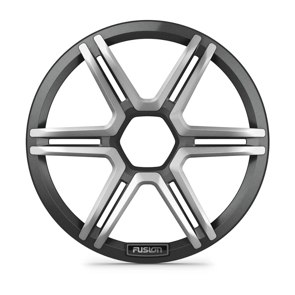 Fusion Apollo Subwoofer Grille, 10" Sports Grey Subwoofer Grille