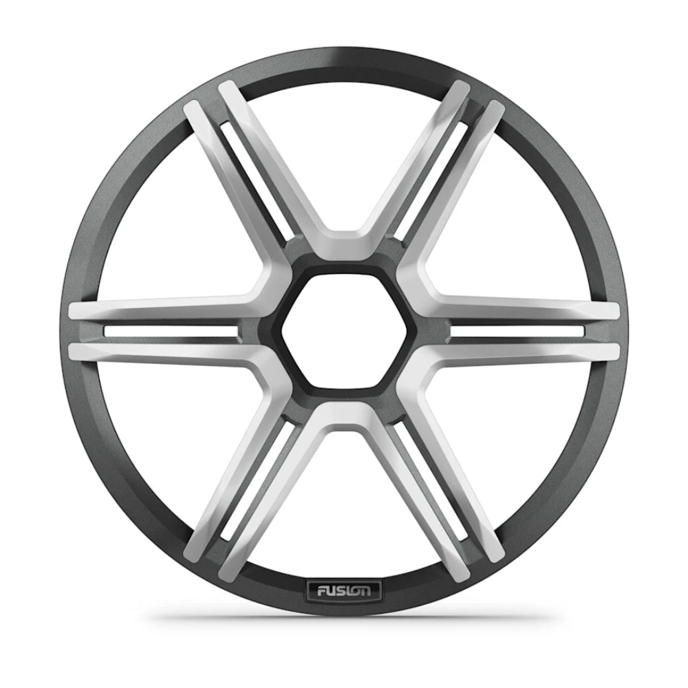 Fusion Apollo™ Subwoofer grille, 12" Sports grey subwoofer grille