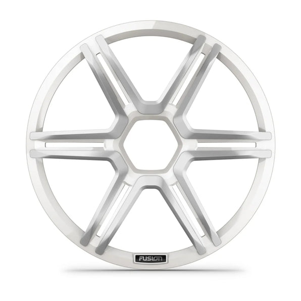 Fusion Apollo™ Subwoofer grille, 12" Sports white subwoofer grille