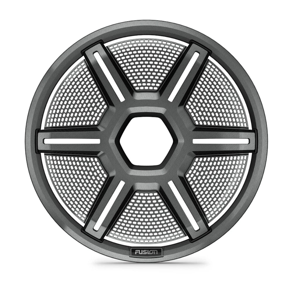 Fusion Apollo™ Subwoofer grille, 12" Shielded grey subwoofer grille
