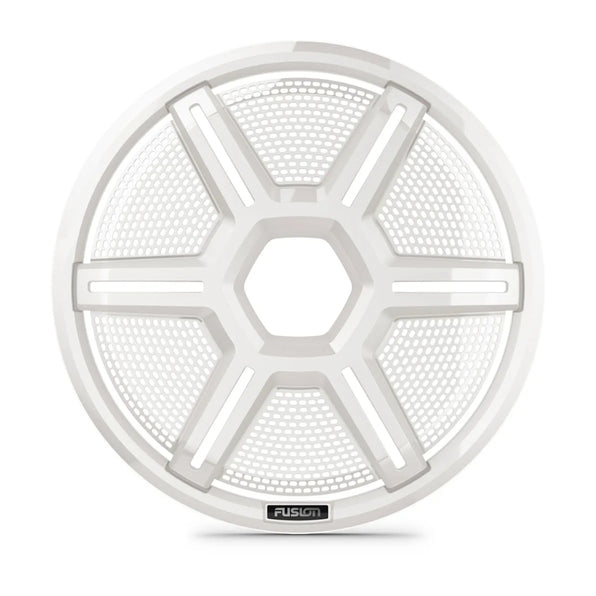 Fusion Apollo™ Subwoofer grille, 12" Shielded white subwoofer grille
