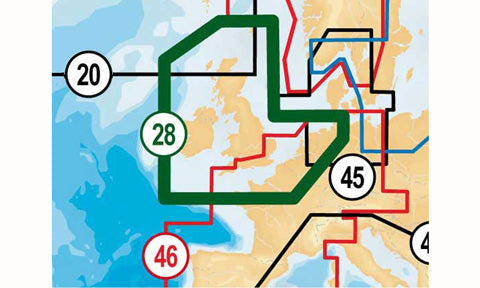 Navionics Plus SD Card Preloaded with 28XG UK and Ireland - NAEU628L