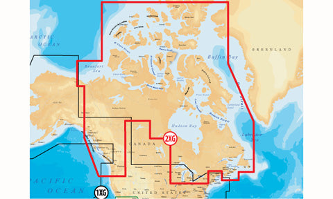 Navionics Plus Compact Flash Card Preloaded with 2XG Canada and SE Alaska