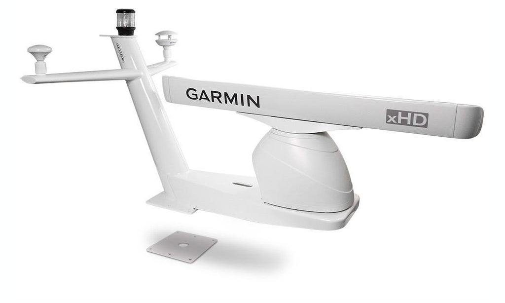 30 inch Tapered Open Array Radar Mount. Aft lean. Spreaders. 10 inch x 10 inch base plate