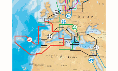 Navionics Platinum Plus SD Card Preloaded with 31P Plus Iberia