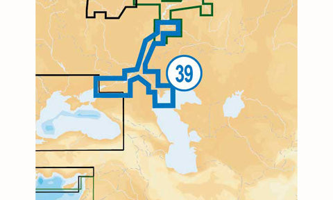 Navionics Plus Compact Flash Card Preloaded with 39XG Lower Volga River