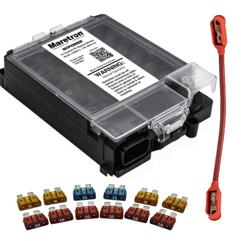Maretron MPower CBMD12 Bypass Module with CBMD12, A3720 & A3721