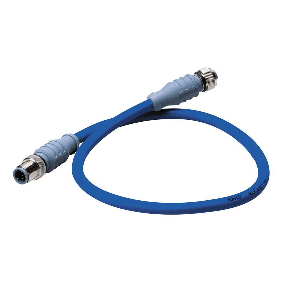 MID DOUBLE-ENDED CORDSET, M TO F,3M,BLUE