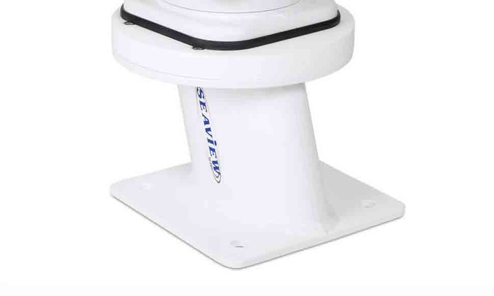 5 inch Mount AFT leaning for Searchlights. 7 inch x 7 inch base plate
