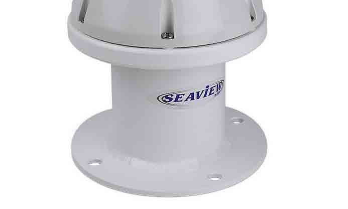 5 inch Vertical Mount for FLIR Series M100 and M200 Thermal Cameras. 8 inch round base plate