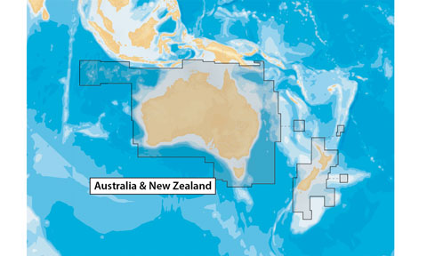Navionics Plus SD Card Preloaded with 50XG Australia, New Zealand and Pacific Islands