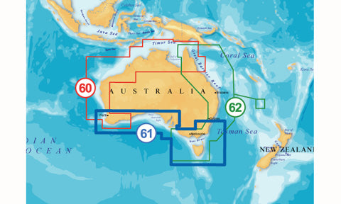 Navionics Platinum Plus SD Card Preloaded with 61P Australia South