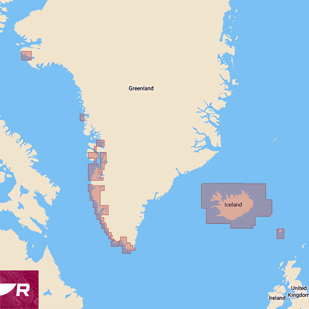 Raymarine LightHouse Charts Iceland and Faroe Islands microSD