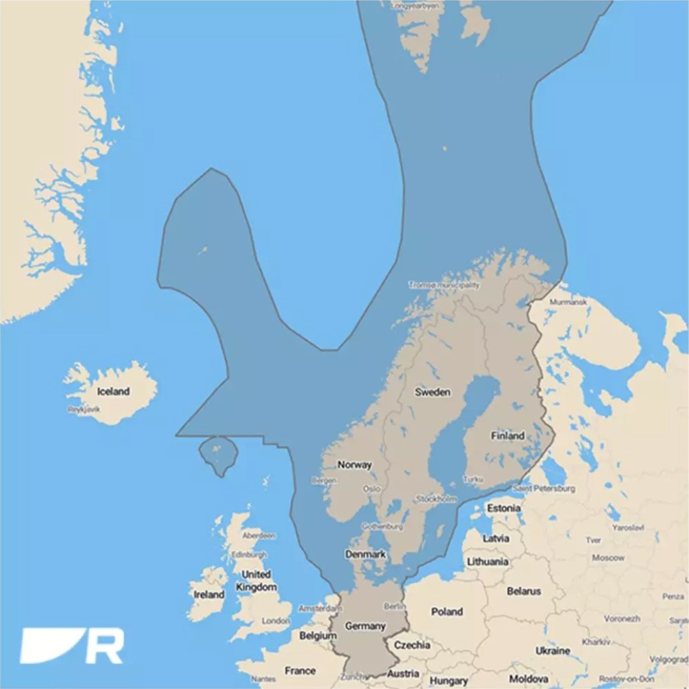 Raymarine LightHouse Charts Northern Europe microSD
