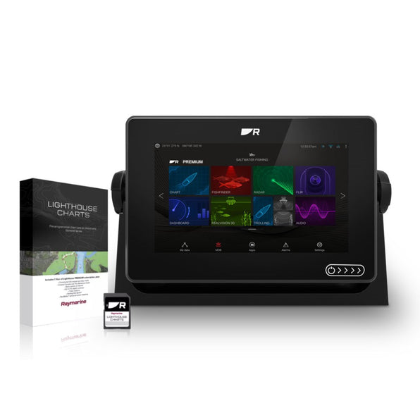 Raymarine Axiom+ 7, 7 inch Multifunction Display with Western Europe LightHouse chart