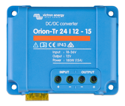 Victron Orion Non-Isolated DC-DC Converter. 18-35V In 13.2V Out. 15A