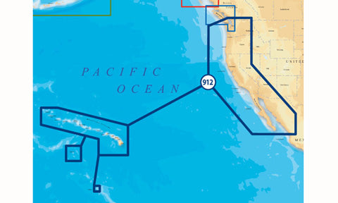 Navionics Platinum Plus SD Card Preloaded with 912P Plus  West Coast - Hawaii
