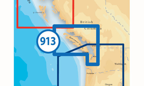 Navionics Platinum Plus Compact Flash Card Preloaded with 913P Plus Vancouver Island