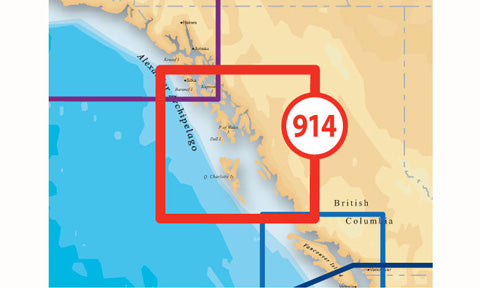 Navionics Platinum Plus Compact Flash Card Preloaded with 914P-2 Plus North BC-Baranof Island