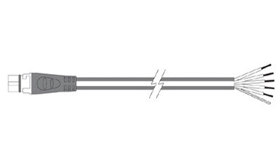 Raymarine SeaTalk ng Spur Cable to Striped End 1m