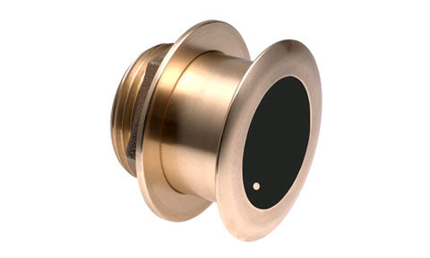 Raymarine B164 1Kw 50-200 kHz 0 Degree Tilted Bronze Through Hull Transducer