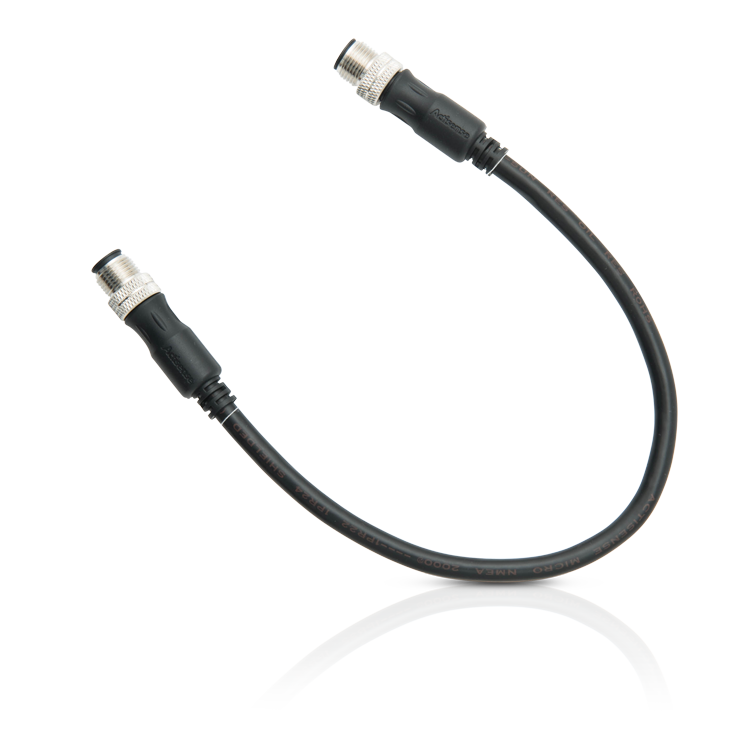 Actisense Micro gender changer (female to female) 0.25 metre, UL certified cable