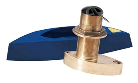Raymarine B765LH 600W Depth Temp Bronze Through Hull CHIRP Low-High Transducer