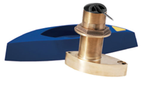 Raymarine B765LM 600W Depth Temp Bronze Through Hull CHIRP Low-Medium Transducer