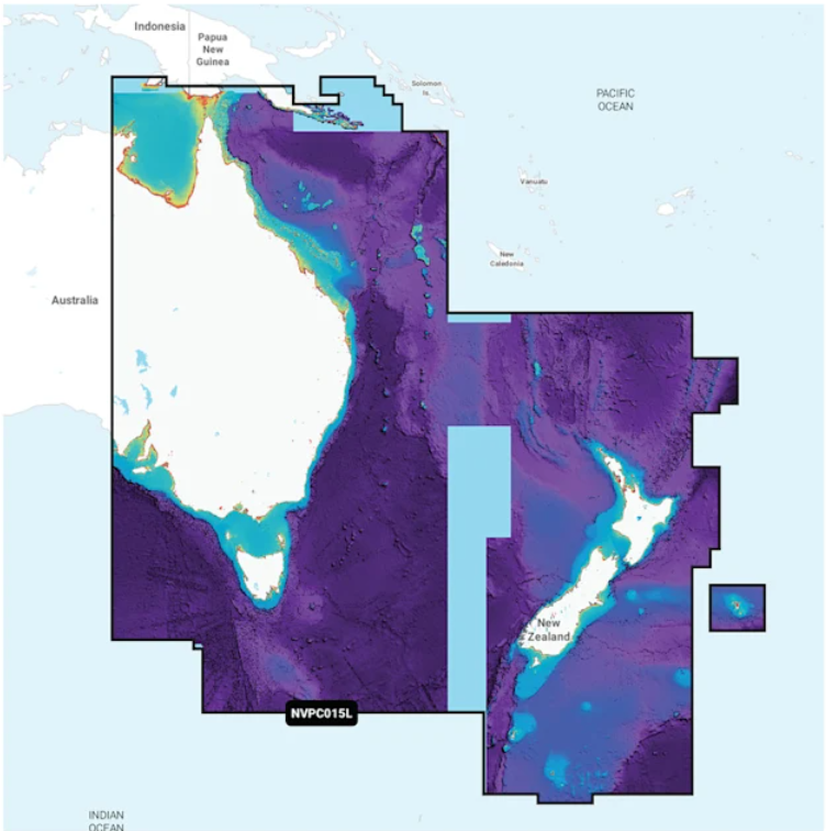 Australia, East & Central to New Zealand - Marine Charts