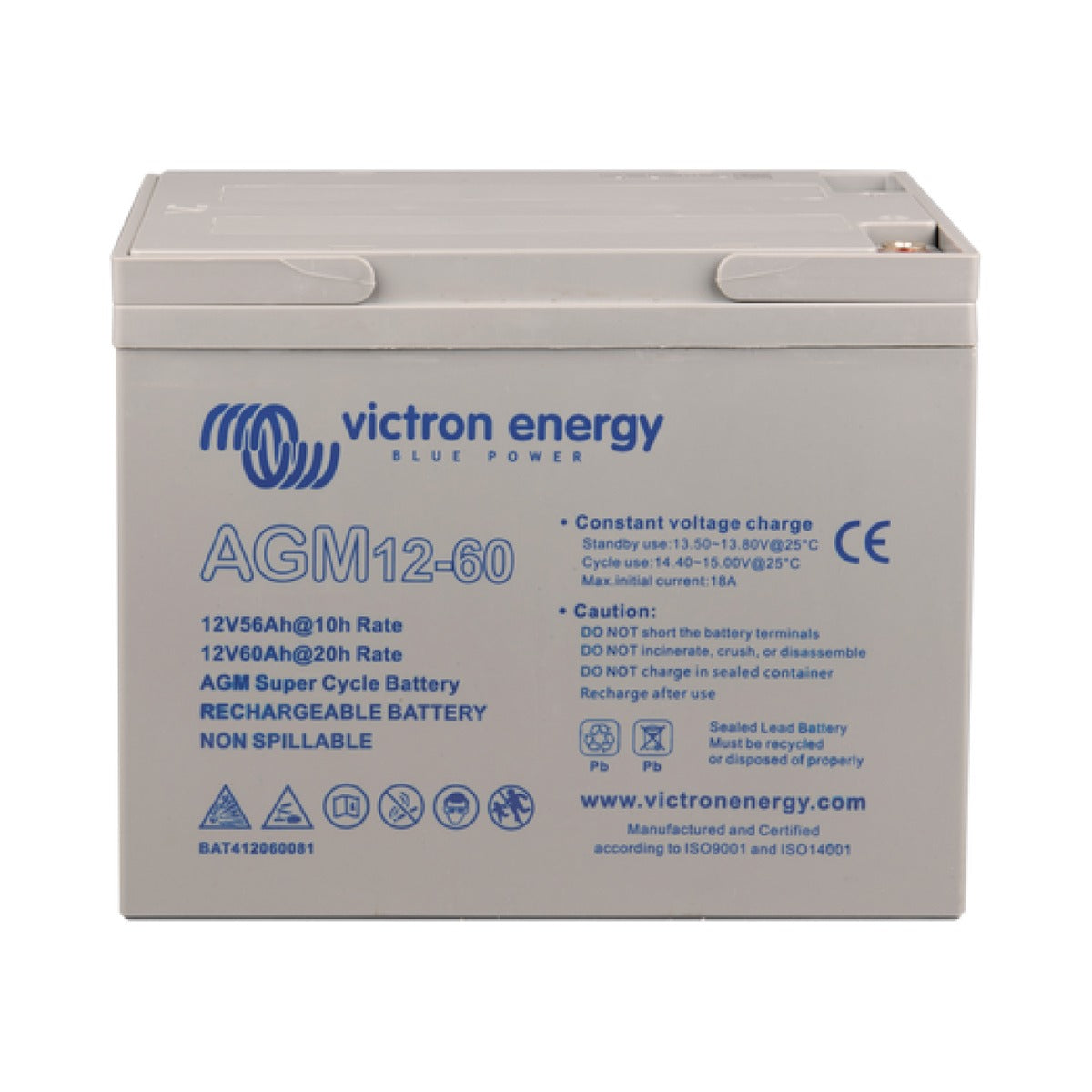 Victron AGM Super Cycle Battery 12V/60Ah (M6)