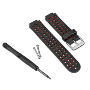 Black/Red Watch Band