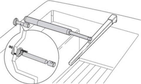 Raymarine Tiller Autopilot Cantilever Socket Assembly