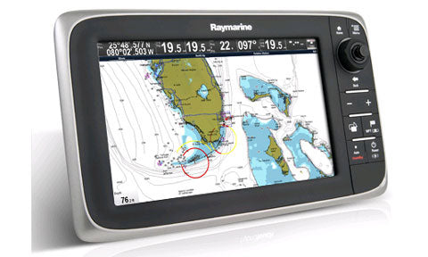 Raymarine c97 9 Inch None Touch Screen MFD with WiFi, Sonar and C-Map Essential EU Chart