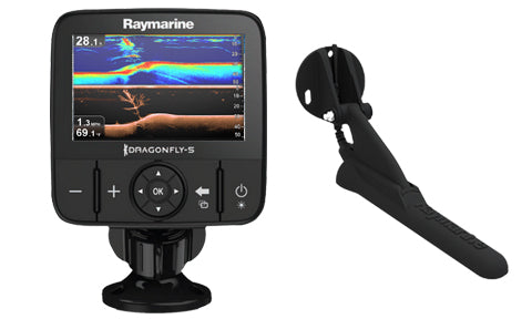 Raymarine Dragonfly-5dvs fishfinder with CHIRP Down vision and Sonar