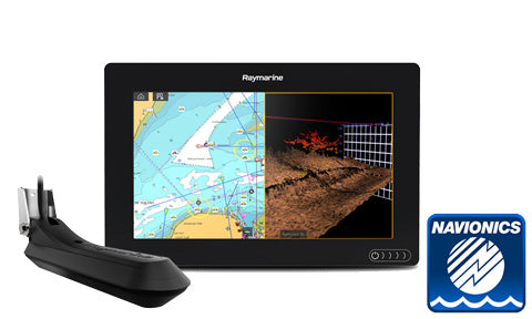 Raymarine Axiom 9 RV, 9 Inch MFD with RV-100 Transducer and Navionics+ Small Chart