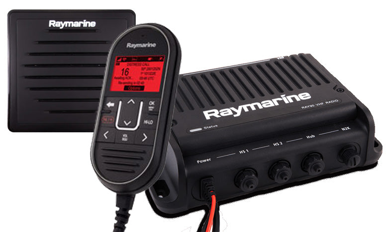 Raymarine Ray91 Black Box VHF AIS inc Wired Handset and Passive Speaker