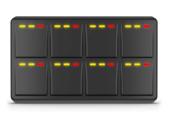 EmpirBus™ SP8 & SP12 Switches, SP8, Horizontal