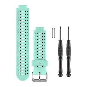 Frost Blue Silicone Watch Band