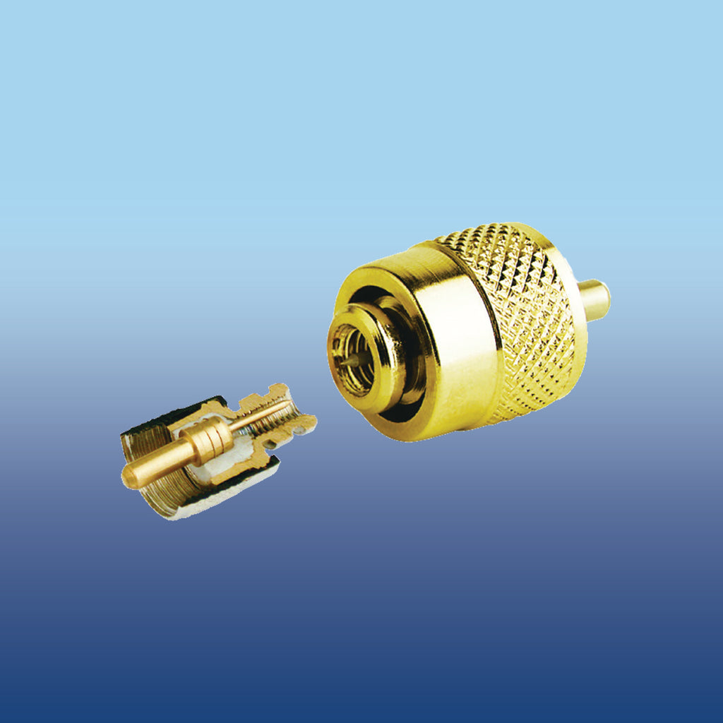 Glomex RA132SOLDERLESS  Coaxial Connector