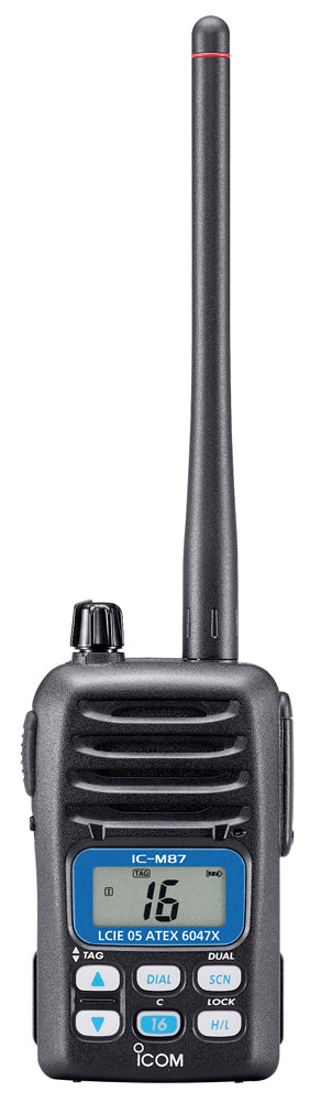 Icom IC-M87E Compact/Waterproof VHF PBR/Marine ATEX Radio